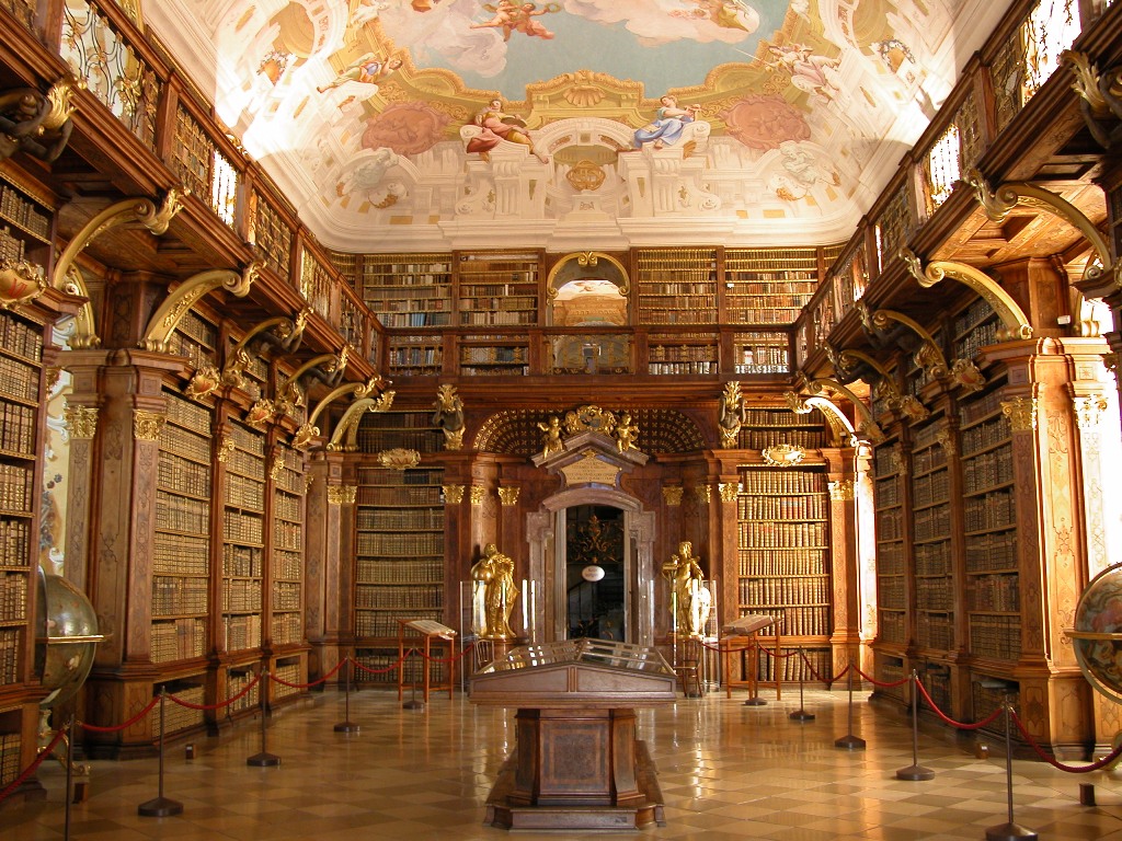 la bibliothèque de l'abbaye de Melk